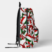 rood groen volleybal team kleuren w speler naam bedrukte rugzak (Links)