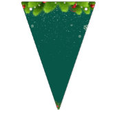 ROOD GROEN VROLIJK kerstfeest Vlaggetjes (Eerste vlag)
