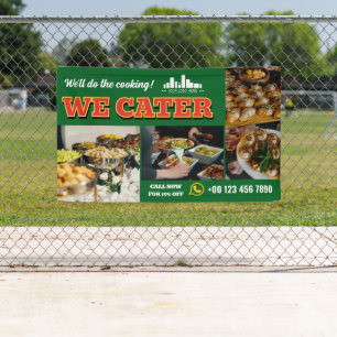 Rood Groen Wij Cater Catering Promo Logo 3 Foto Spandoek