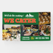 Rood Groen Wij Cater Catering Promo Logo 3 Foto Spandoek (Horizontaal)