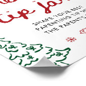 Rood Groen Winter Kerst Ouderschap Tip Pot Spel Poster (Hoek)