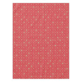 Rood Groen Winter Kerstpatroon Tafelkleed (Voorkant)