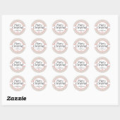 Rood Groen Wit Diagonaal Streep Holiday Gift Label (Vel)
