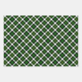 Rood groen wit en zwart gekleed inpakpapier vel (Voorkant 2)