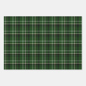 Rood groen wit en zwart gekleed inpakpapier vel (Voorkant 2)