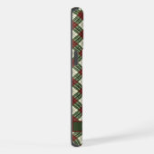  rood groen wit geruit patroon iPhone hoesje (Rechterkant)