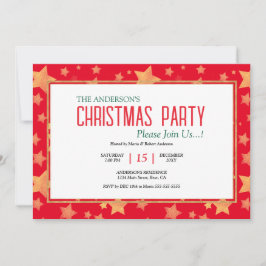 Rood Groen Wit Goud Uniek Elegant Kerst Kaart