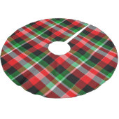 ROOD GROEN WIT KERSTPLAID PATROON KERSTBOOM ROK (Gekanteld)