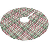 ROOD GROEN WIT KERSTPLAID PATROON KERSTBOOM ROK (Gekanteld)