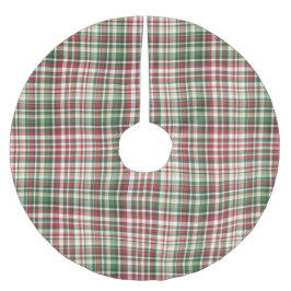 ROOD GROEN WIT KERSTPLAID PATROON KERSTBOOM ROK