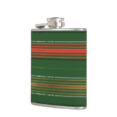 ROOD GROEN WIT KERSTSTREPEN HEUPFLES (Links)