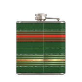 ROOD GROEN WIT KERSTSTREPEN HEUPFLES (Achterkant)