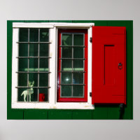 Rood Groen Wit Nederlands Venster Folklore