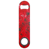 Rood Groen Wit Roestvrij staal Fles Opener Speed Flessenopener (Achterkant)