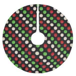Rood Groen Wit Stippenpatroon Kerstboom Rok