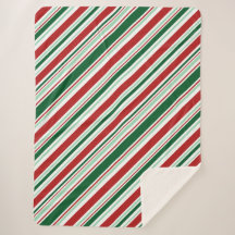 Rood, groen, witte kerststrepen met Snoep