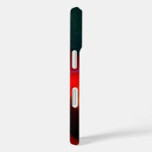 Rood Groen Yin Yang Modern Abstract Kunstpatroon # Case-Mate iPhone Case (Achterkant / Rechts)