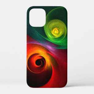 Rood Groen Yin Yang Modern Abstract Kunstpatroon # Case-Mate iPhone Case