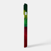 Rood Groen Yin Yang Modern Abstract Kunstpatroon # iPhone 15 Case (Linkerkant)