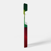 Rood Groen Yin Yang Modern Abstract Kunstpatroon # iPhone Hoesje (Linkerkant)