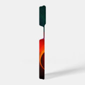 Rood Groen Yin Yang Modern Abstract Kunstpatroon # iPhone Hoesje (Rechterkant)