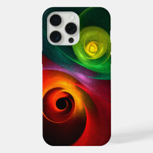 Rood Groen Yin Yang Modern Abstract Kunstpatroon # iPhone 15 Pro Max Case