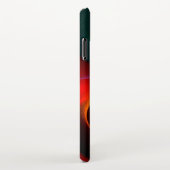 Rood Groen Yin Yang Modern Abstract Kunstpatroon # iPhone Hoesje (Rechterkant)