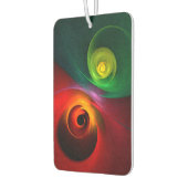 Rood Groen Yin Yang Modern Abstract Kunstpatroon # Luchtverfrisser (Links)