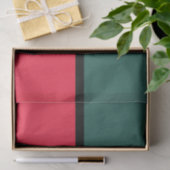 Rood Groen Zwart Geruit Strepen Tissuepapier (Geschenk)