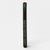 Rood, Groen, Zwart & Goud Kerstmis Plaid Case-Mate iPhone Case (Achterkant/links)