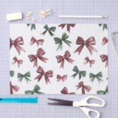 Rood groene bogen kerst tissuepapier (Craft)