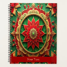 Rood groene decoratieve vakantie