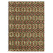 Rood groene decoratieve vakantietafelkleed tafelkleed (Voorkant)