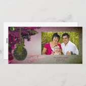 rood groene foto kerst Kaarten (Voorkant / Achterkant)