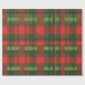 Rood groene kerstcadeauverpakkings papier (Vlak)