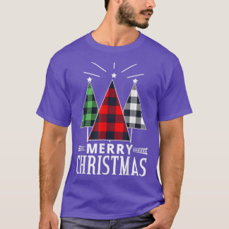 Rood-groene kerstkerstkerstkerstkerstkerstkerstboo t-shirt