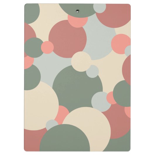 Rood-groene moleculen Klembord (Achterkant)