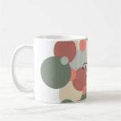 Rood-groene moleculen koffiemok (Links)