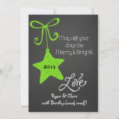 Rood/Groene Rol Gepersonaliseerd de Kaart van de V (Achterkant)