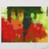 Rood groene schilderij flyer (Achterkant)