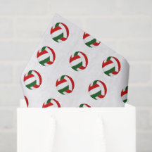 rood groene volleybalpatroon