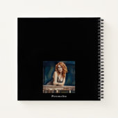  Rood Haar Lady Plato Quote BlueBlack Journal Notitieboek (Achterkant)