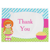 Rood Haar Meisje Sleepover Slumber Party Verjaarda Groot Cadeauzakje (Achterkant)