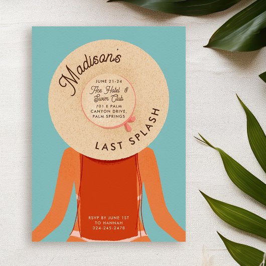 Rood Haar Meisjes Weekend Bachelorette Zwembad Par Kaart