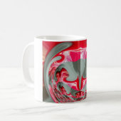 Rood  Hakuna Matata rond cadeaus Koffiemok (Voorkant links)