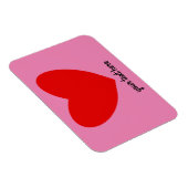 Rood hart #1 Magnet Magneet (Rechterzijde)