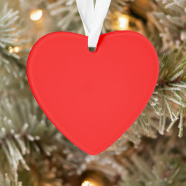 Rood hart AcrylOrnament Ornament
