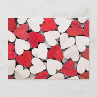 Rood hart. briefkaart
