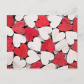 Rood hart. briefkaart (Voorkant)