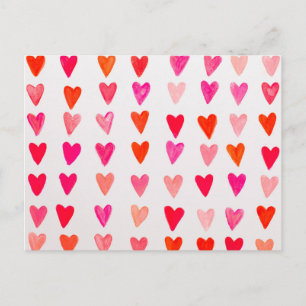 Rood hart. briefkaart